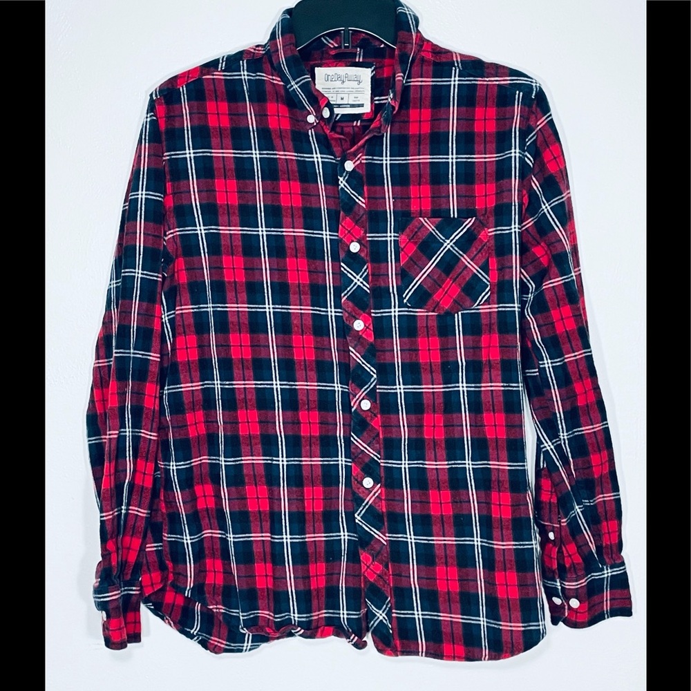Men’s Plaid Shirt by OneDayAway